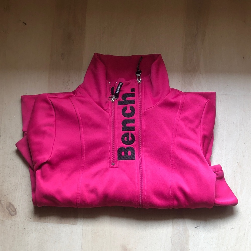 Bench Women's Vibrant Pink Bomber Jacket